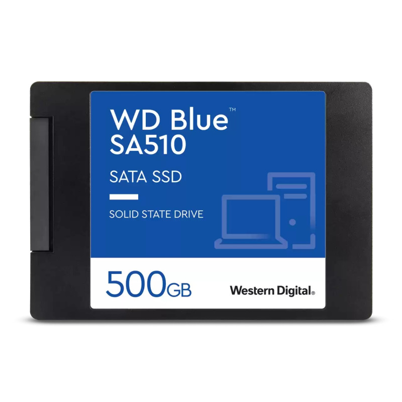 UNIDAD DE ESTADO SOLIDO SSD INTERNO WD BLUE 500GB 2.5 SATA3 6GB/S LECT.560MBS ESCRIT.530MBS 7MM LAPTOP MINIPC 3DNAND WDS500G3B0A