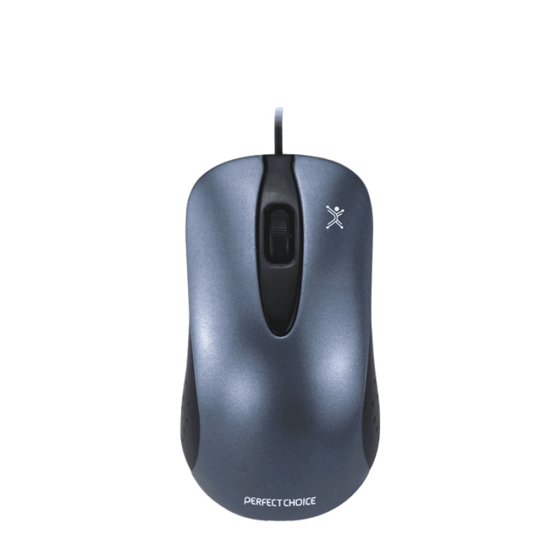 KIT TECLADO / MOUSE / DIADEMA CON MICROFONO INTEGRADO ALAMBRICOS CONECTOR USB / 3.5MM PERFECT CHOICE - AZUL image 4