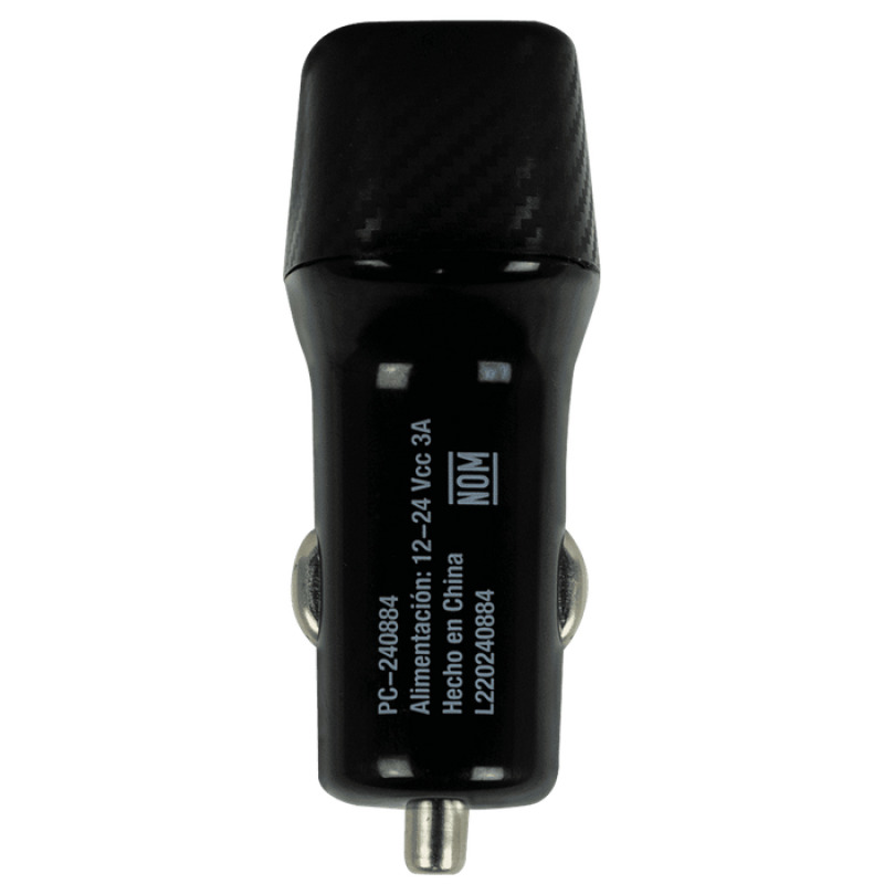 ADAPTADOR DE CORRIENTE PARA AUTO USB Y TIPO C PERFECT CHOICE NEGRO image 5