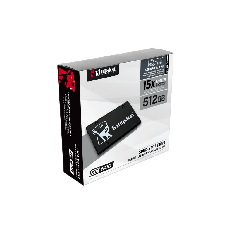 UNIDAD DE ESTADO SOLIDO KINGSTON INTERNO KC600 512GB 2.5 SATA3 7MM LECT.550/ESCRIT.520MB/S NAND 3D TLC PC/LAPTOP (SKC600/512G) image 15