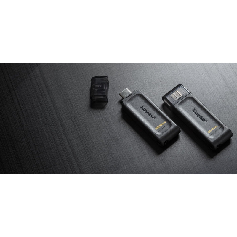 MEMORIA FLASH USB KINGSTON DATA TRAVELER 70 128GB GEN 1 3.2 TIPO C NEGRO (DT70/128GB) image 20