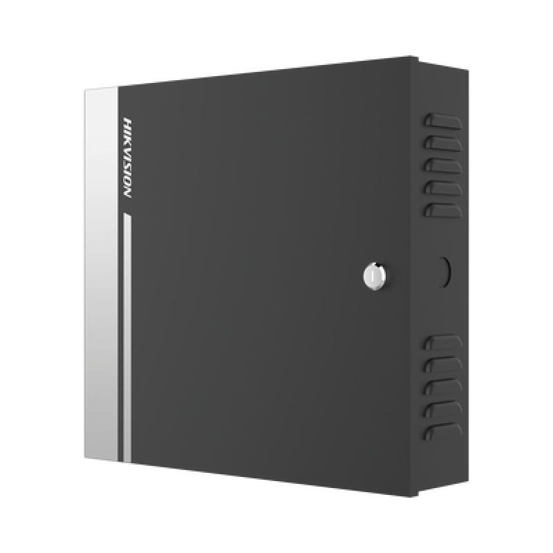 Controlador de Acceso para 4 Puertas y 8 Lectores RS485 o 4 Wiegand / Incluye Gabinete y Fuente de Alimentación 12Vcc/8A / Soporta Batería de Respaldo /  Wiegand y RS485 / 10000 Tarjetas