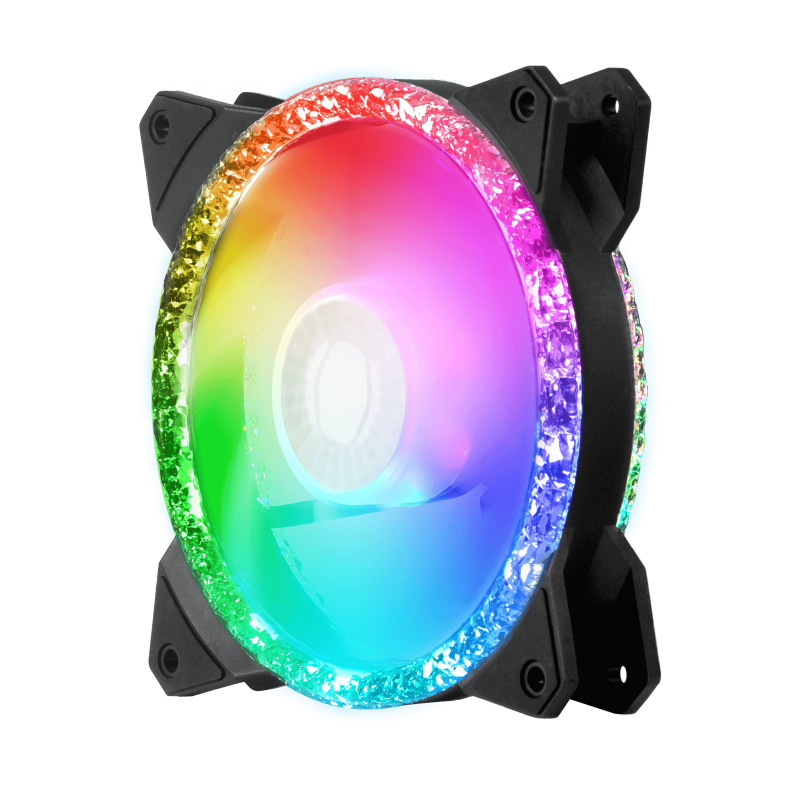 Cooler Master MasterFan MF120 Prismatic 3 IN 1 Gabinete de la computadora Ventilador 12 cm Negro 3 pieza(s) image 2