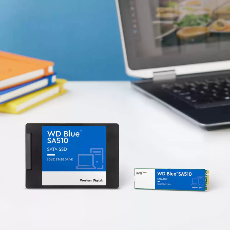 UNIDAD DE ESTADO SOLIDO SSD INTERNO WD BLUE 1TB M.2 2280 SATA3 6GB/S LECT.560MBS ESCRIT.520MBS PC LAPTO MINIPC 3DNAND WDS100T3B0B image 7