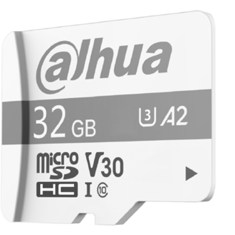 DAHUA TF-P100/32 GB - Dahua Memoria Micro SD de 32 GB UHS-I/ C10/U3/V30/A2/ Velocidad de Lectura 100 MB/s/ Velocidad de Escritura de 38 MB/s/ Especializada para Videovigilancia/