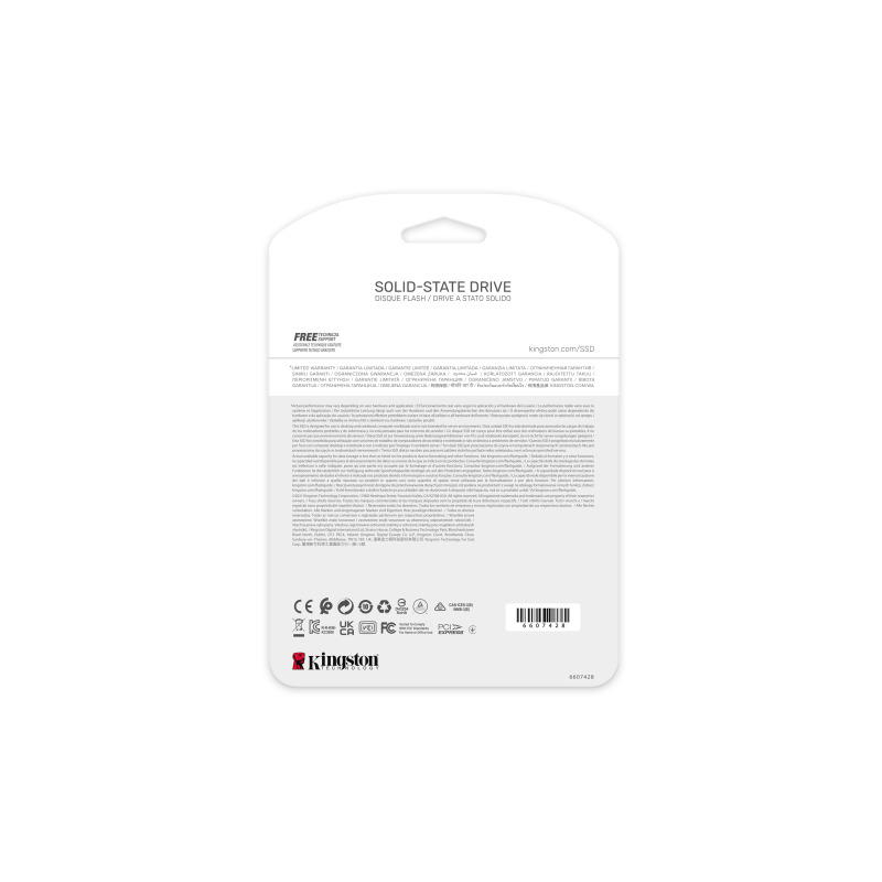UNIDAD DE ESTADO SOLIDO KINGSTON INTERNO KC3000 1.024GB M.2 2280 NVME PCIE GEN 4X4 LECT.7000/ESCRIT.6000 MB/S PC/LAPTOP (SKC3000S/1024G) image 9
