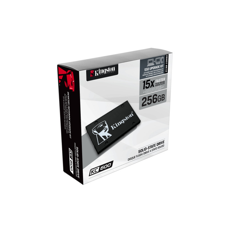 UNIDAD DE ESTADO SOLIDO KINGSTON INTERNO KC600 256GB 2.5 SATA3 7MM LECT.550/ESCRIT.500MB/S NAND 3D TLC PC/LAPTOP (SKC600/256G) image 9
