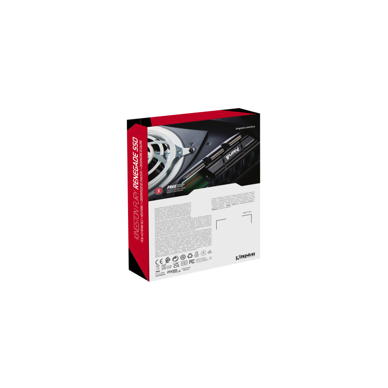 UNIDAD DE ESTADO SOLIDO KINGSTON FURY RENEGADE 2TB NVME PCLE 4.0 GEN4X4 LECT.7300/ESCRIT.7000MB/S DISIPADOR PC/LAPTOP (SFYRDK/2000G) image 8