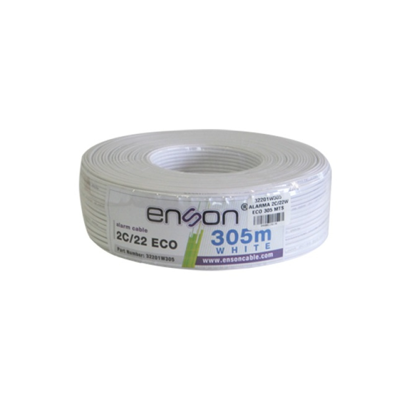 Enson 32201W305 cable de señal 305 m Blanco