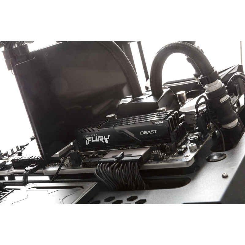 MEMORIA RAM KINGSTON DIMM DDR4 32GB 3600MT/S FURY BEAST BLACK XMP CL18 288PIN 1.35V C/DISIPADOR DE CALOR P/PC/GAMER/ALTO RENDIMIENTO (KF436C18BB/32) image 17