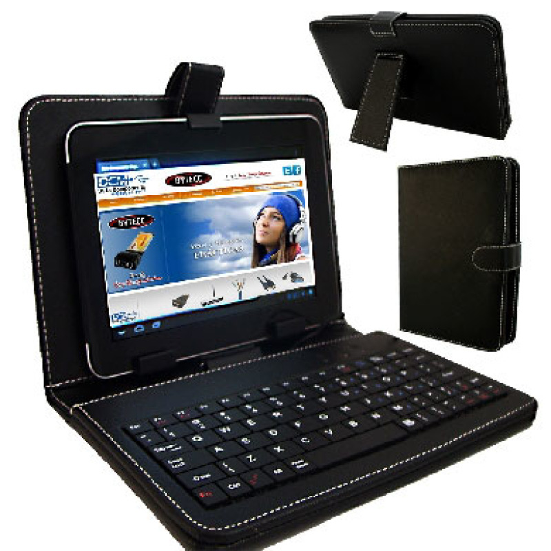 One Zero 286575 estuche paa tablet 17.8 cm (7") Folio Negro