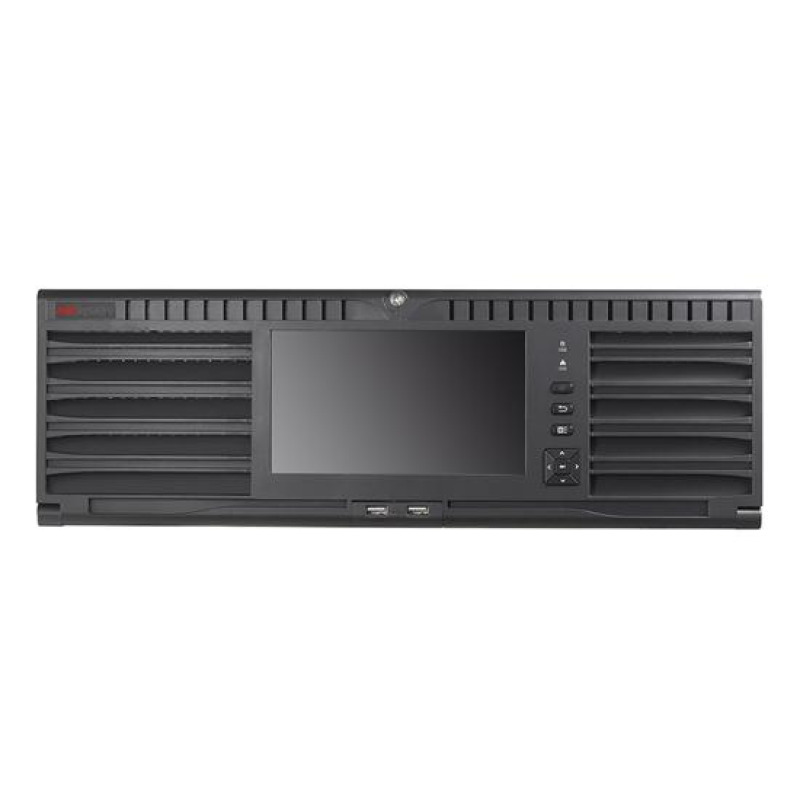 NVR 12 Megapixel 4K / 128 canales IP / 24 Bahías de Disco Duro / 4 Puertos de Red / Soporta RAID con Hot Swap / NVR de Alto Desempeño