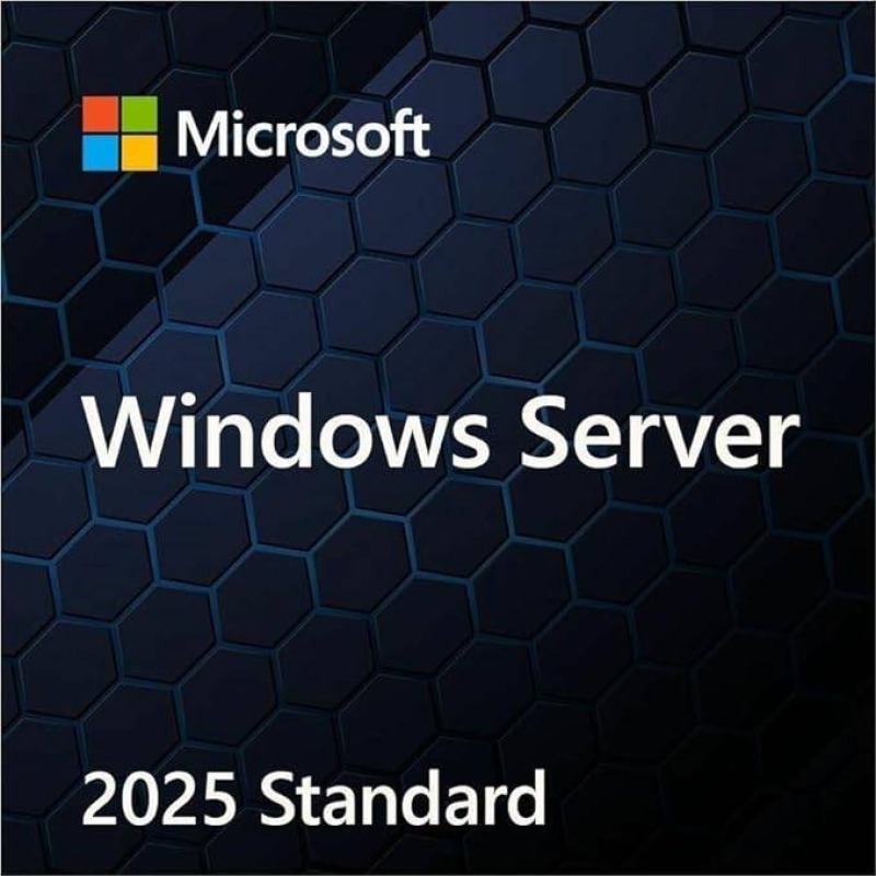 MICROSOFT OEM WINDOWS SERVER STANDARD 2025 64 BITS SPANISH 1 PK DSP OEI DVD HASTA 16 CORE
