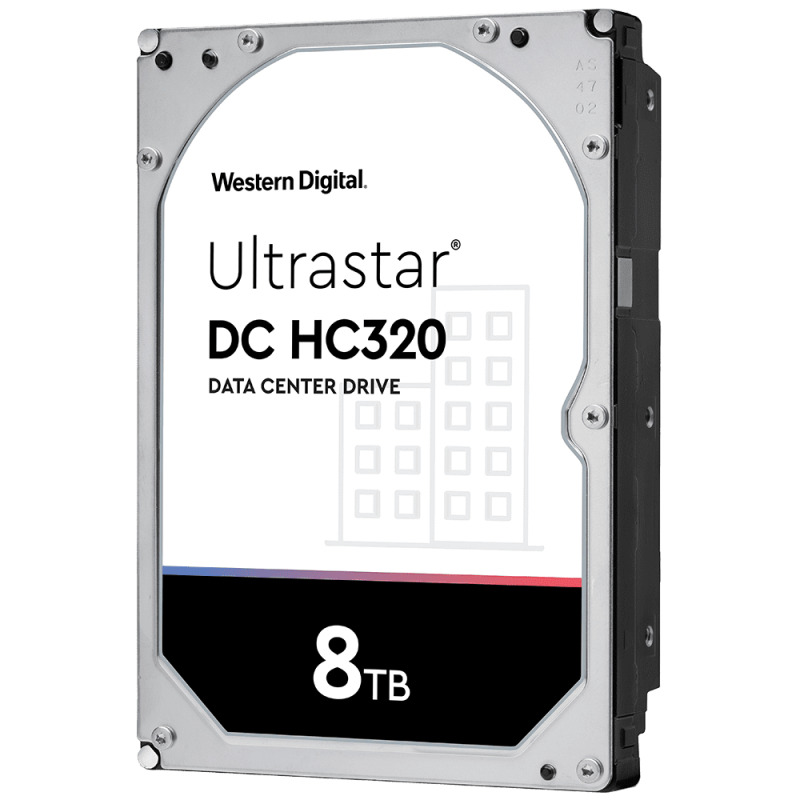 Disco Duro Enterprise 8 TB / Wester Digital WD / Serie Ultrastar / Recomendado para Data Center y NVRs de Alta Capacidad / Alto Performace