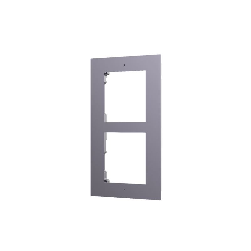 Base de 2 Espacios para EMPOTRAR Módulos de Videoporteros Hikvision