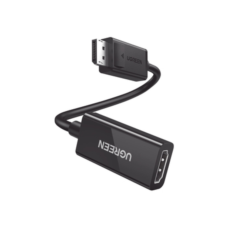 Convertidor DisplayPort a HDMI 4K60Hz | 3D | HDR | Blindaje interno |  Boton Liberador  | Largo 25cm | Carcasa de ABS | Plug  Play