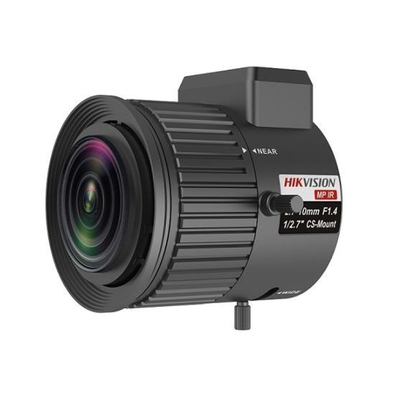 Lente Varifocal 27 A 10 mm / Resolución 3 Megapixel / Iris Automático / Formato 1/27 / Compatible con Cámaras HIKVISION