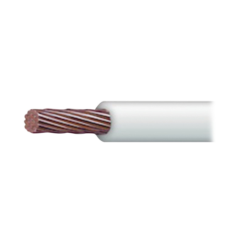 Cable Eléctrico de Cobre Recubierto THWLS Calibre 12 AWG 19 Hilos Color Blanco 100 metros