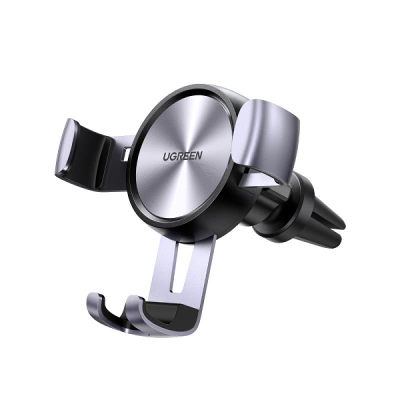 Soporte de Celular para Automóvil en Rendija de Ventilación / Sistema de Gravedad / Rotacion de 360 /Angulo Multiple / Almohadillas de Goma Antideslizantes / Amplia Compatibilidad con dispositivos de 4 a 7 / Color Negro