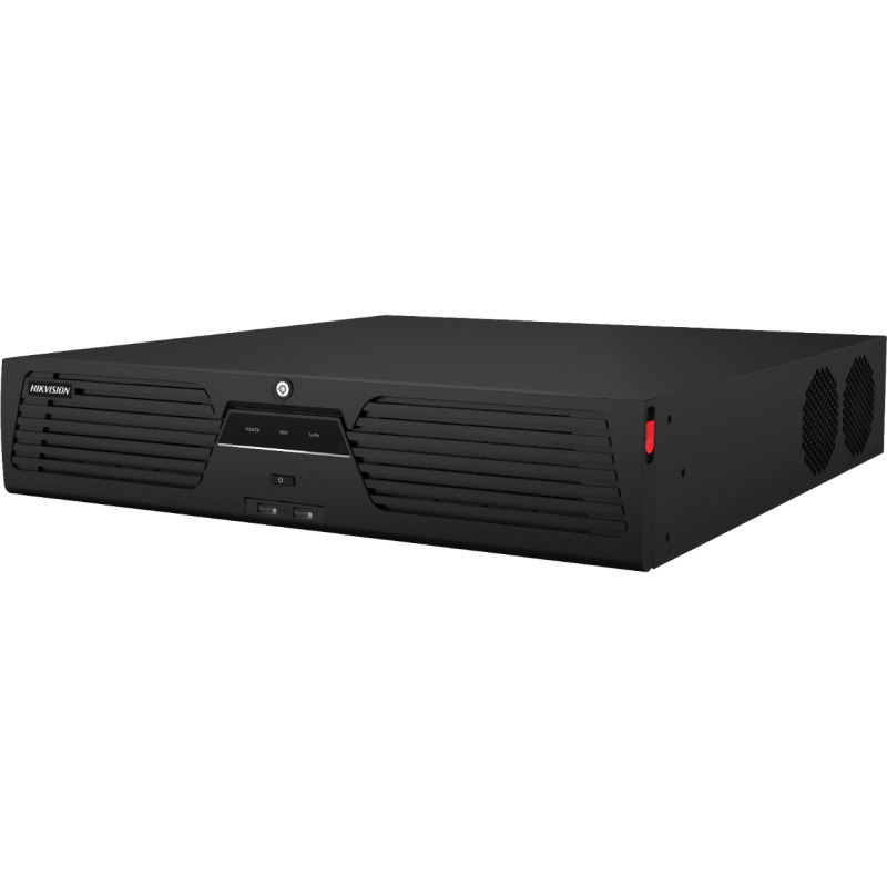 Doble Poder de Decodificación NVR 32 Megapixel 8K / 32 Canales IP / AcuSense / ANPR / Conteo de Personas / Heat Map / 8 Bahías de Disco Duro / 2 Tarjetas de Red / Soporta RAID con Hot Swap / 2 HDMI en 8K / Soporta POS / Alarmas I/O / ACU