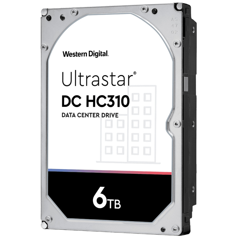 Disco Duro Enterprise 6 TB / Wester Digital WD / Serie Ultrastar / Recomendado para Data Center y NVRs de Alta Capacidad / Alto Performace