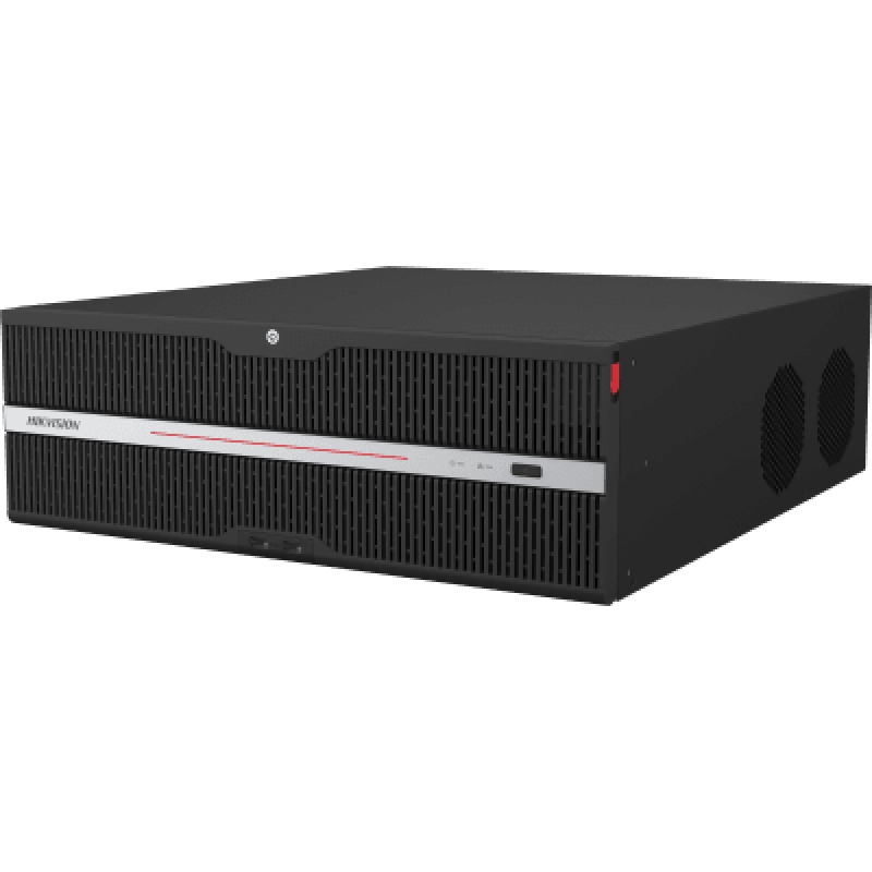 Doble Poder de Decodificación NVR 32 Megapixel 8K / 128 Canales IP / AcuSense / ANPR / Conteo de Personas / 16 Bahías de Disco Duro / 2 Tarjetas de Red / Soporta RAID con Hot Swap / 2 HDMI en 8K / POS / Alarmas I/O  / Smart Search