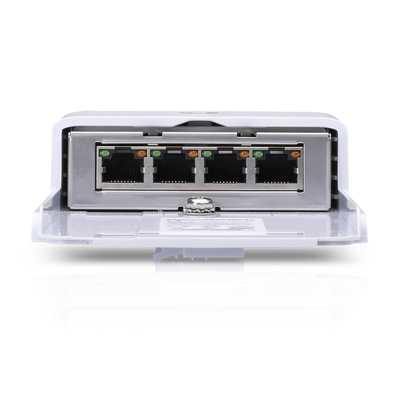 Switch PoE 24 V de Paso para Exterior con 4 Puertos Gigabit 1 PoE In 3 PoE Out NanoSwitch image 9