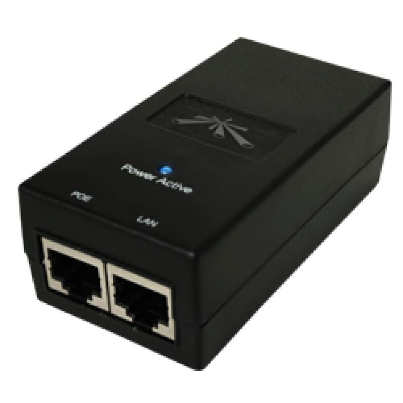 Adaptador PoE Ubiquiti de 24 VDC 05 A con puerto Gigabit compatible con airGateway