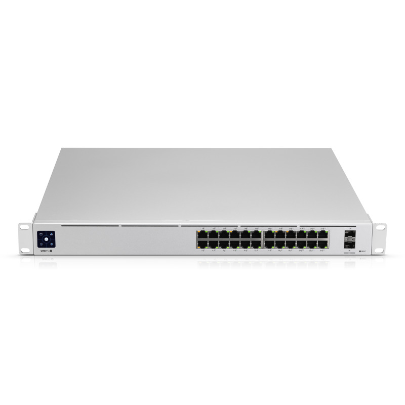 UniFi Switch USWPro24POE Gen2 con funciones capa 3 de 24 puertos PoE 8023at/bt  2 puertos 1/10G SFP 400W pantalla informativa image 20