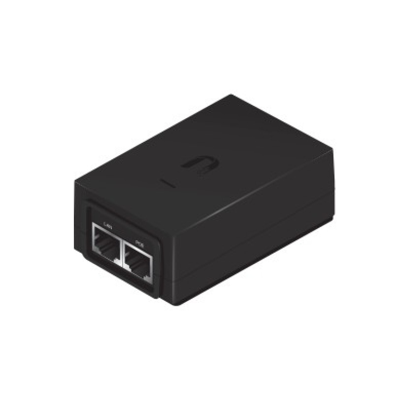Adaptador PoE Ubiquiti de 24 VDC 125 A con puerto Gigabit
