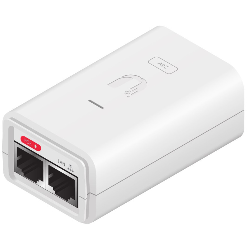 Adaptador PoE Ubiquiti Gigabit de 24 VDC 03 A