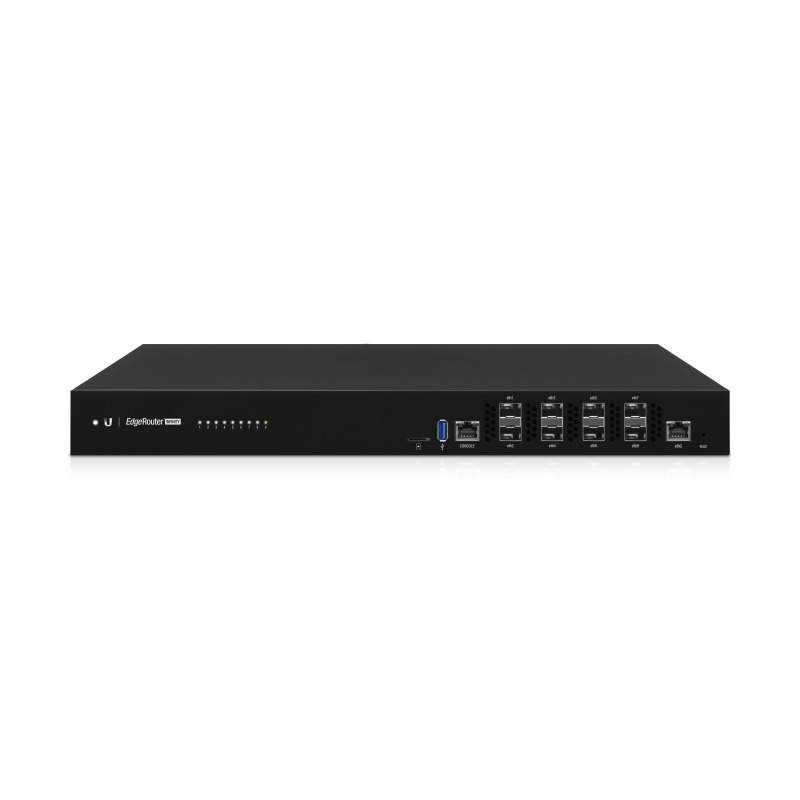 EdgeRouter INFINITY de 8 puertos SFP 10 G  1 puerto RJ45 Gigabit throughput 80 Gbps 16 núcleos y 16 GB RAM  fuentes de alimentación modulares HotSwappable image 3