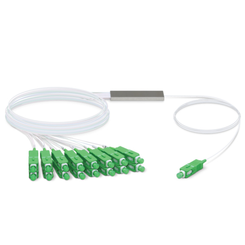 UFiber Splitter Divisor Óptico PLC 1 x 16 con conectores SC/APC