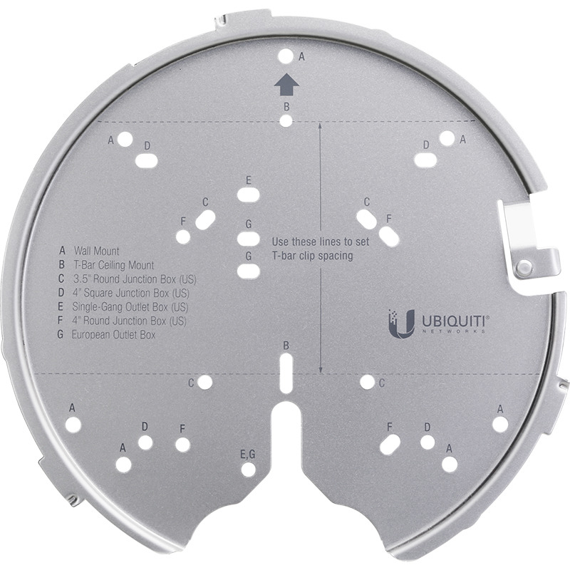 Montaje profesional para Access Points UniFi de plato ACPRO/ACLR/ACHD/U6LR/U6PRO/otros