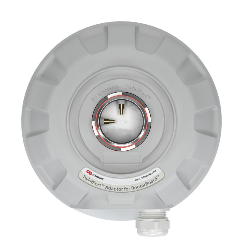 Adaptador TwistPort de metal para tablillas MikroTik modelos RBM11G RB91x RB71x y RB411L rango de operación 51806400 MHz image 4
