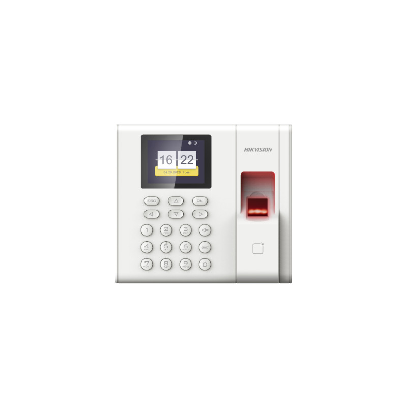 Checador de Huella con Batería de Respaldo  / Reportes por USB / 1000 Usuarios / 1000 Huellas / 100000 Registros / Lector de Tarjetas EM / Uso con iVMS4200