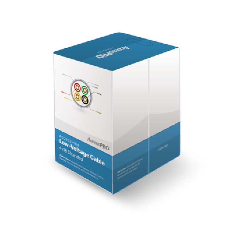 Bobina de 152 metros 4 x 18 AWG FRPVC CM para aplicaciones en control de acceso