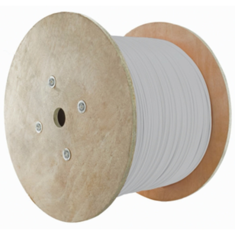 Bobina de Cable Blindado F/UTP de 4 Pares ZMAX Cat6A Soporte de Aplicaciones 10GBaseT CM Color Blanco 305m