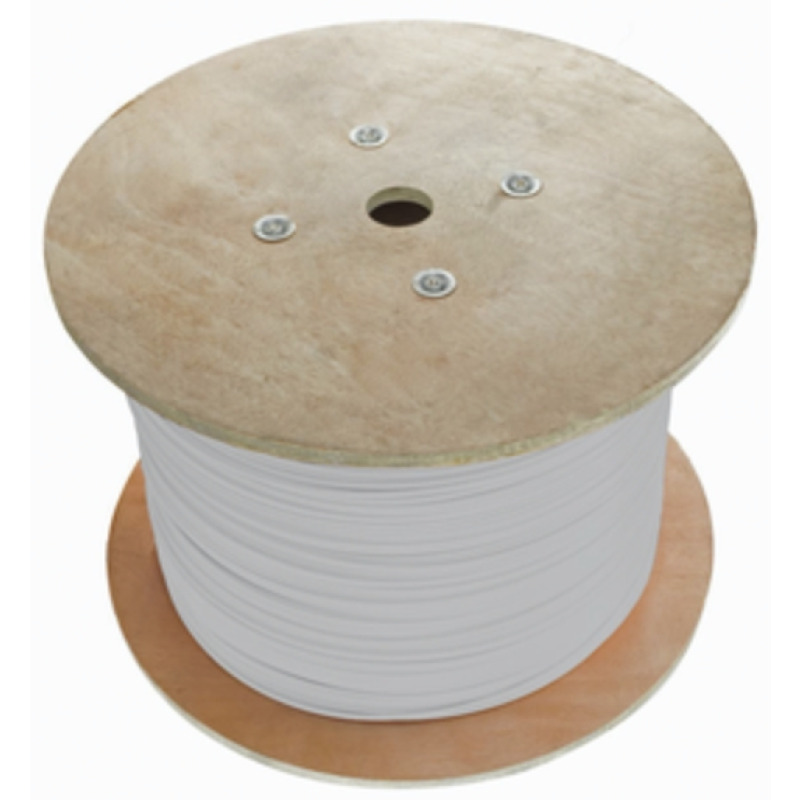 Bobina de Cable Blindado F/UTP de 4 Pares ZMAX Cat6A Soporte de Aplicaciones 10GBaseT CM Color Blanco 305m image 3