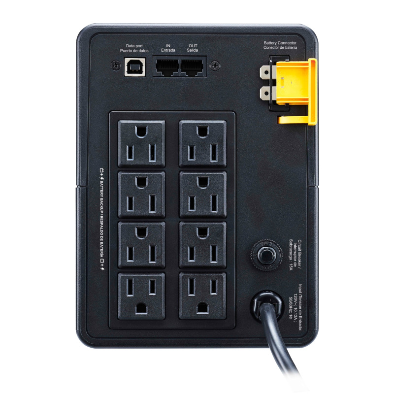APC BX1200M-LM sistema de alimentación ininterrumpida (UPS) Línea interactiva 1.2 kVA 650 W 8 salidas AC image 3