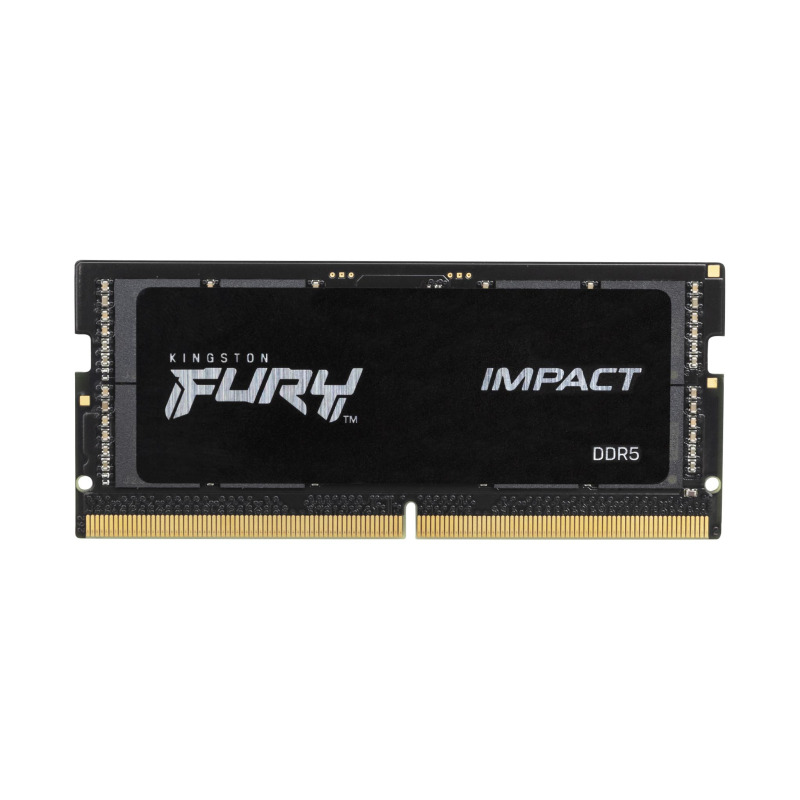 MEMORIA RAM KINGSTON SODIMM DDR5 16GB 4800MT/S FURY IMPACT BLACK CL38 262PIN 1.1V C/DIFUSOR DE CALOR P/LAPTOP KF548S38IB-16 image 3