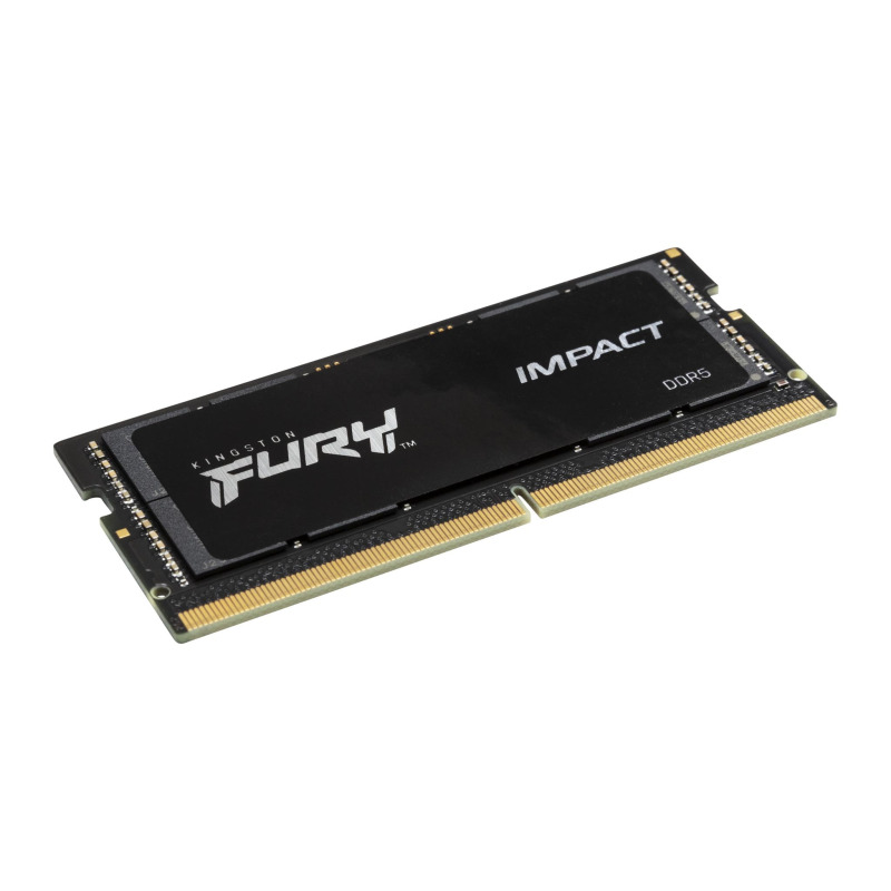 MEMORIA RAM KINGSTON SODIMM DDR5 16GB 4800MT/S FURY IMPACT BLACK CL38 262PIN 1.1V C/DIFUSOR DE CALOR P/LAPTOP KF548S38IB-16 image 5