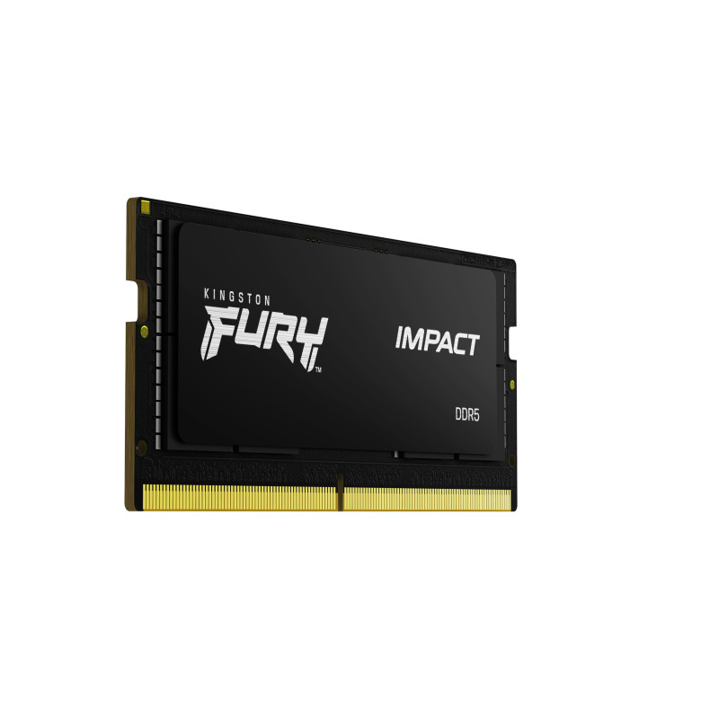 MEMORIA RAM KINGSTON SODIMM DDR5 16GB 4800MT/S FURY IMPACT BLACK CL38 262PIN 1.1V C/DIFUSOR DE CALOR P/LAPTOP KF548S38IB-16 image 6