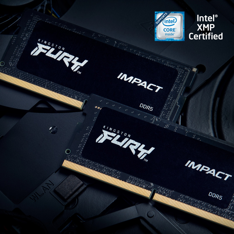 MEMORIA RAM KINGSTON SODIMM DDR5 16GB 4800MT/S FURY IMPACT BLACK CL38 262PIN 1.1V C/DIFUSOR DE CALOR P/LAPTOP KF548S38IB-16 image 8