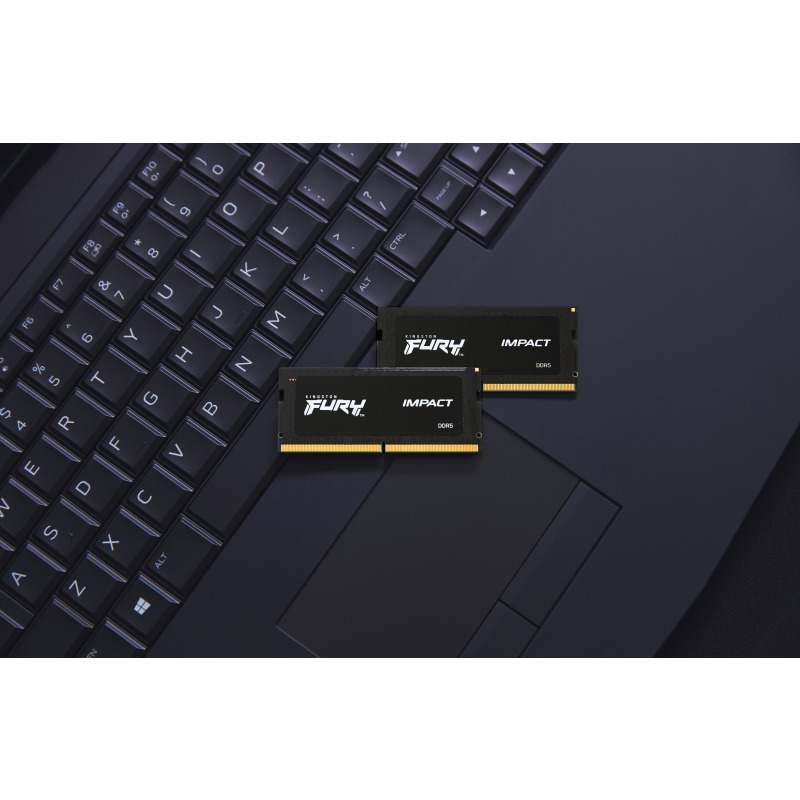 MEMORIA RAM KINGSTON SODIMM DDR5 16GB 4800MT/S FURY IMPACT BLACK CL38 262PIN 1.1V C/DIFUSOR DE CALOR P/LAPTOP KF548S38IB-16 image 10