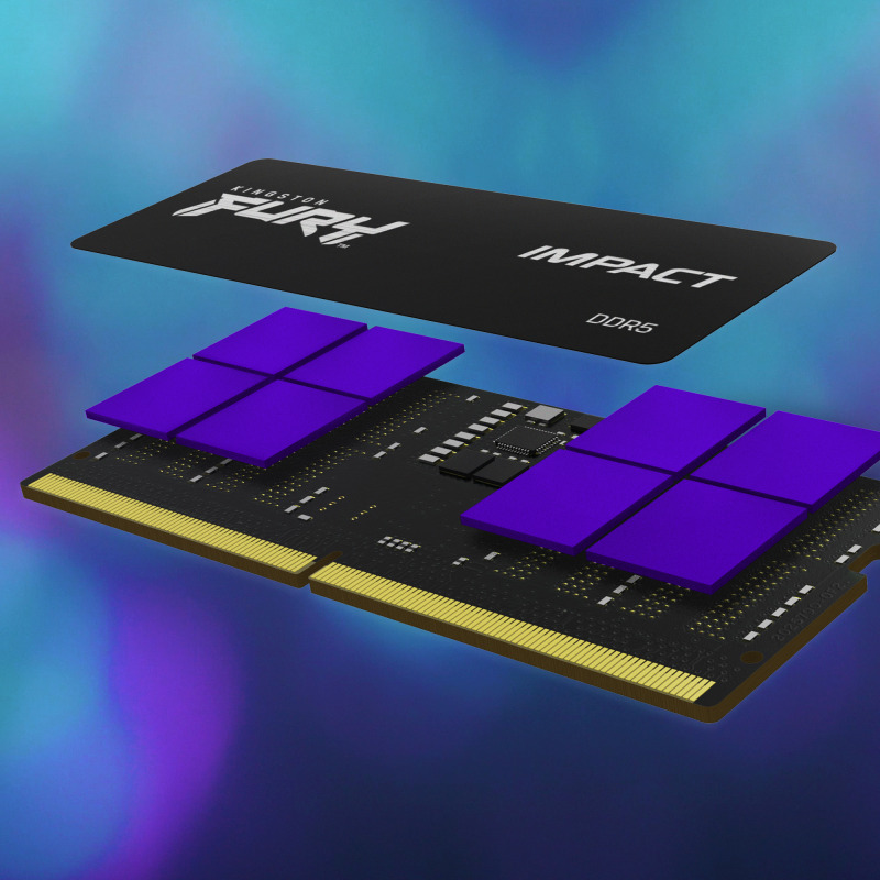 MEMORIA RAM KINGSTON SODIMM DDR5 16GB 4800MT/S FURY IMPACT BLACK CL38 262PIN 1.1V C/DIFUSOR DE CALOR P/LAPTOP KF548S38IB-16 image 14