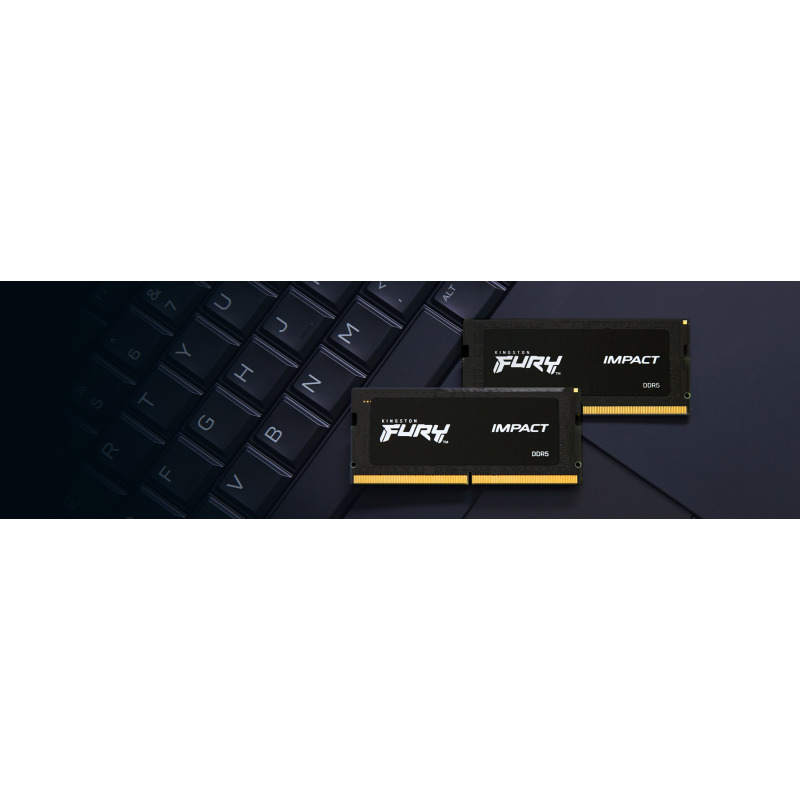 MEMORIA RAM KINGSTON SODIMM DDR5 16GB 4800MT/S FURY IMPACT BLACK CL38 262PIN 1.1V C/DIFUSOR DE CALOR P/LAPTOP KF548S38IB-16 image 18