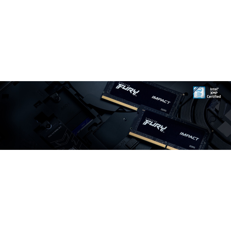 MEMORIA RAM KINGSTON SODIMM DDR5 16GB 4800MT/S FURY IMPACT BLACK CL38 262PIN 1.1V C/DIFUSOR DE CALOR P/LAPTOP KF548S38IB-16 image 20