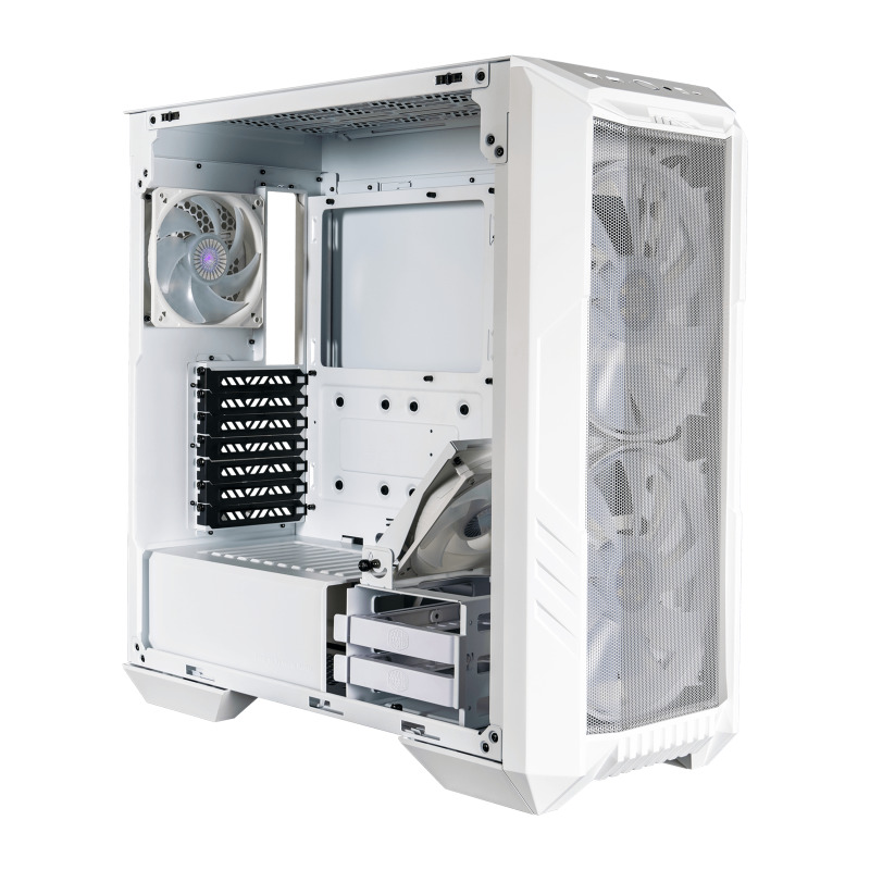 GABINETE COOLER MASTER MASTERBOX HAF 500/BLANCO/MIDI TOWER/MICRO-ATX/VENTANA ARGB. image 5