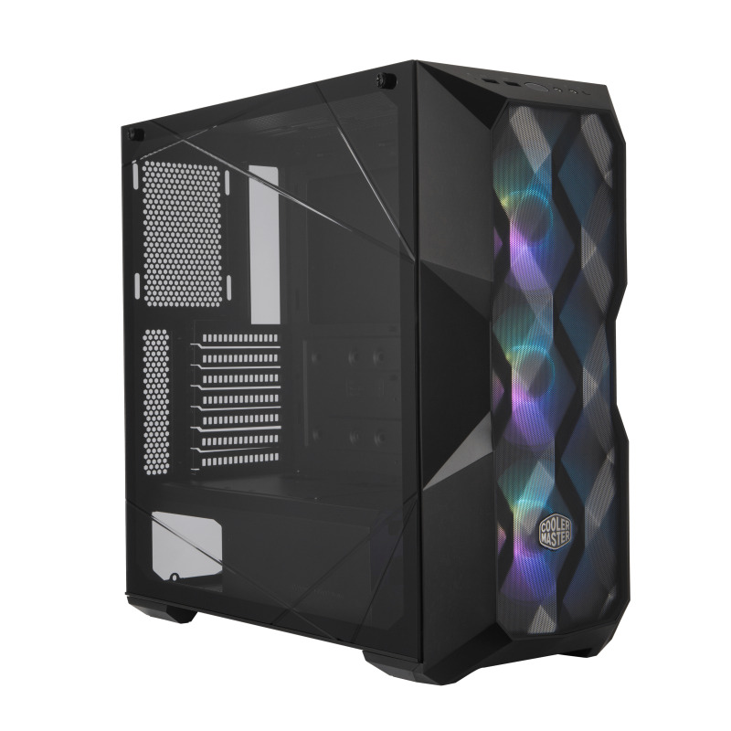 GABINETE COOLER MASTER TD500 MESH/NEGRO/MEDIA TORRE/ITX/ATX/SSI CEB/EATX/CRISTAL TEMPLADO/ARGB/GAMER